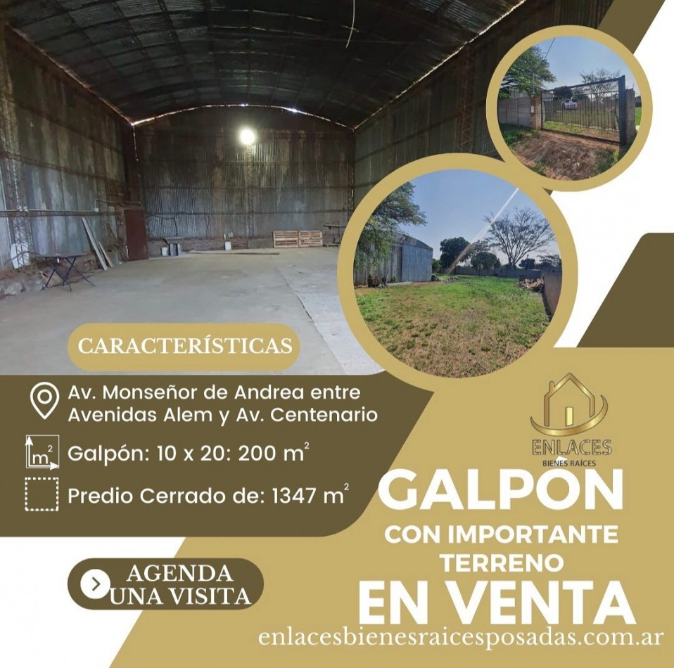 Foto Galpon en Venta en Posadas, Misiones - U$D 160.000 - pix109002872 - BienesOnLine
