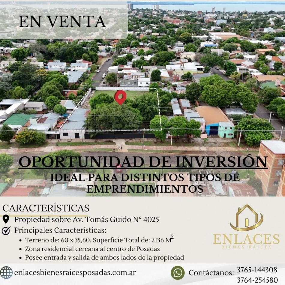 Foto Terreno en Venta en Posadas, Misiones - U$D 500.000 - pix117496872 - BienesOnLine