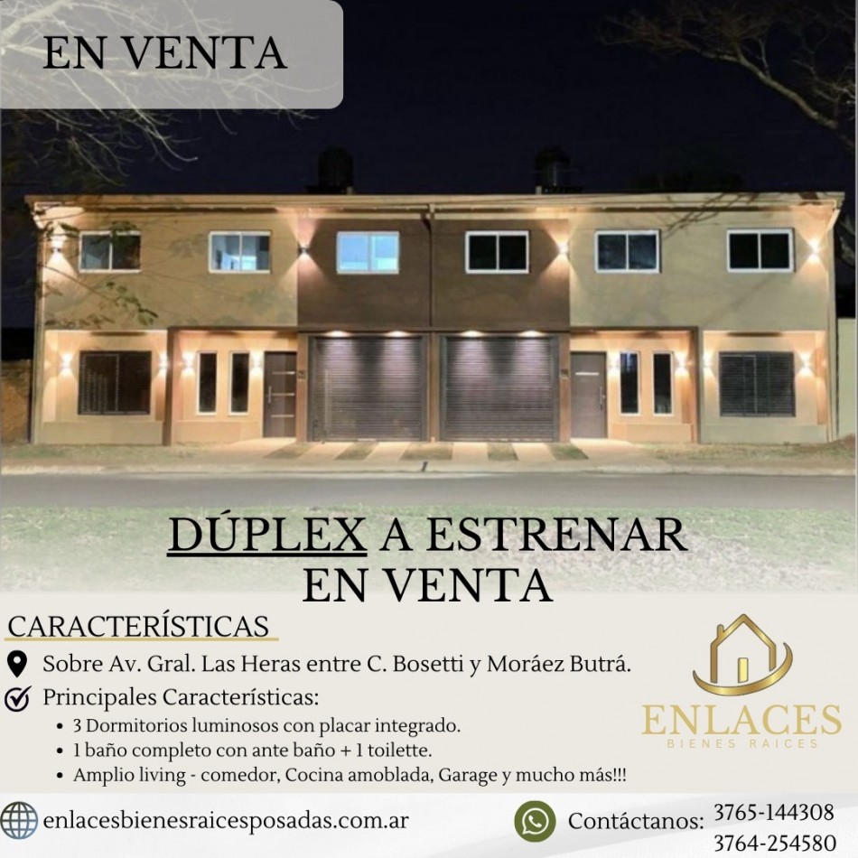 Duplex a estrenar en venta!!!