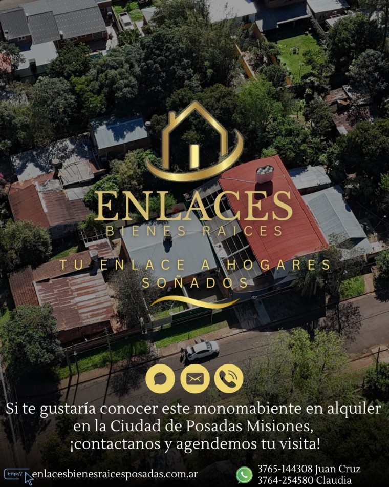 Monoambiente en alquiler