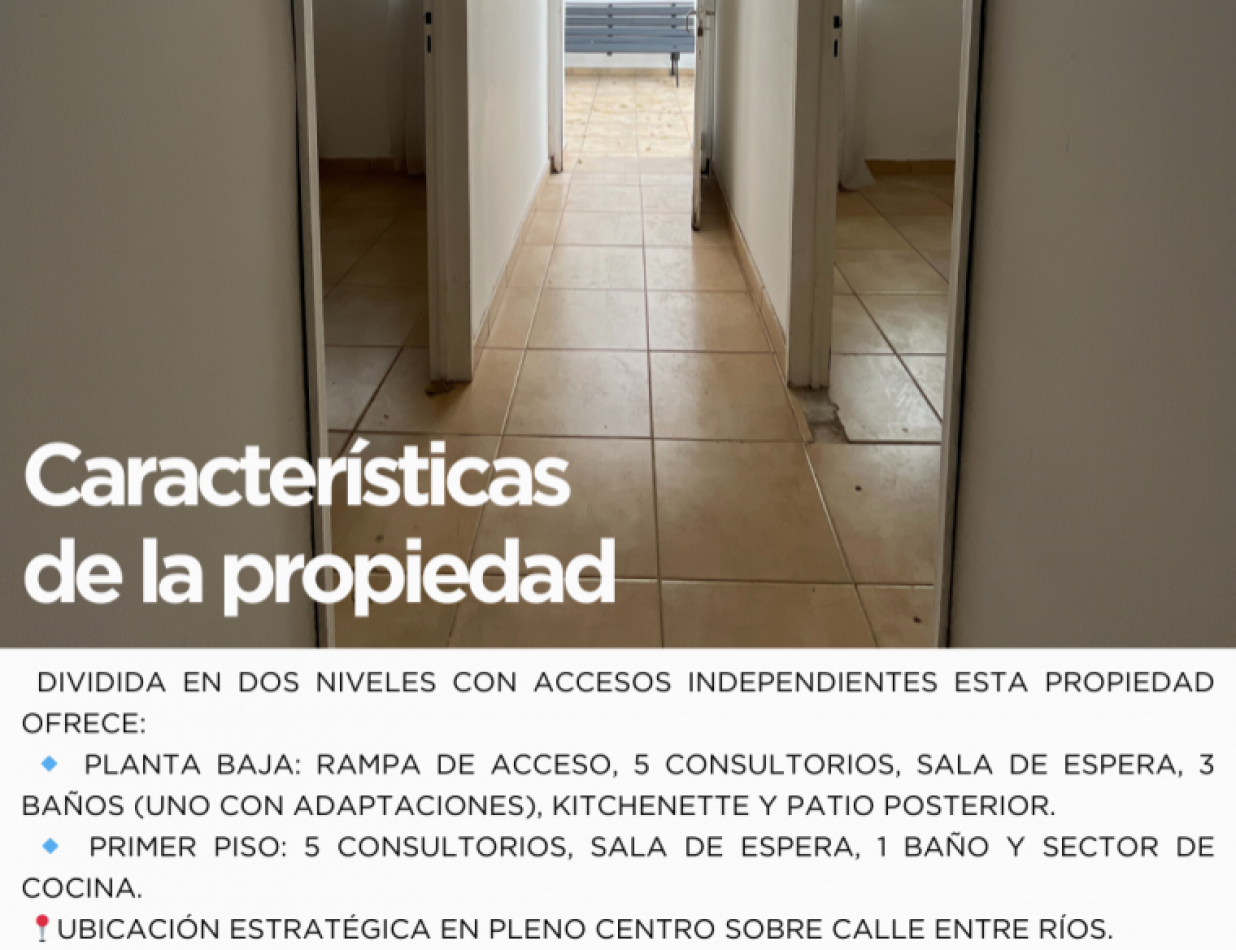 Propiedad centrica en alquiler con oficinas y/o consultorios