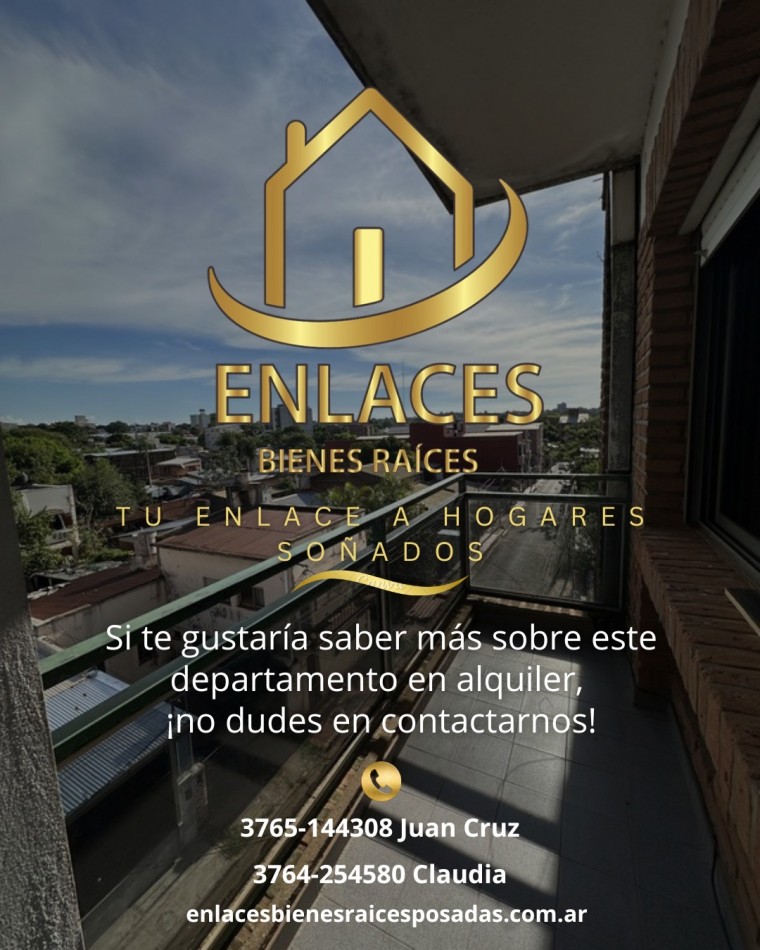 Departamento de 2 dormitorios en alquiler