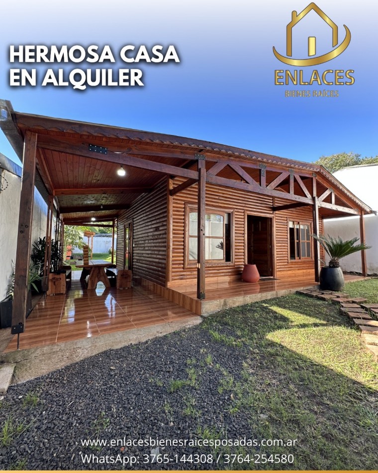 Hermosa casa en alquiler de 2 dormitorios 
