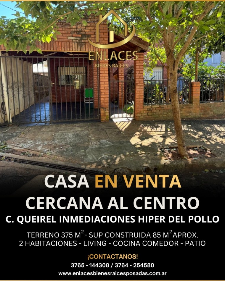 Casa en venta a pasos del centro de Posadas