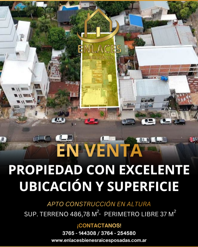 Propiedad / Terreno en venta. Inmediaciones centro de Posadas y Costanera