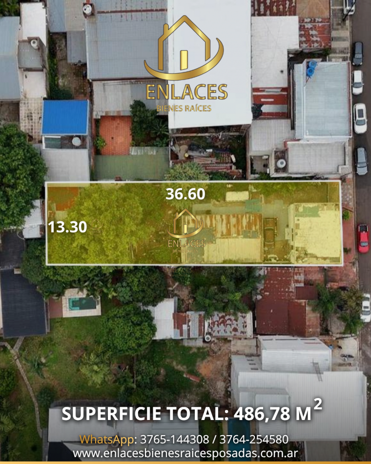Propiedad / Terreno en venta. Inmediaciones centro de Posadas y Costanera