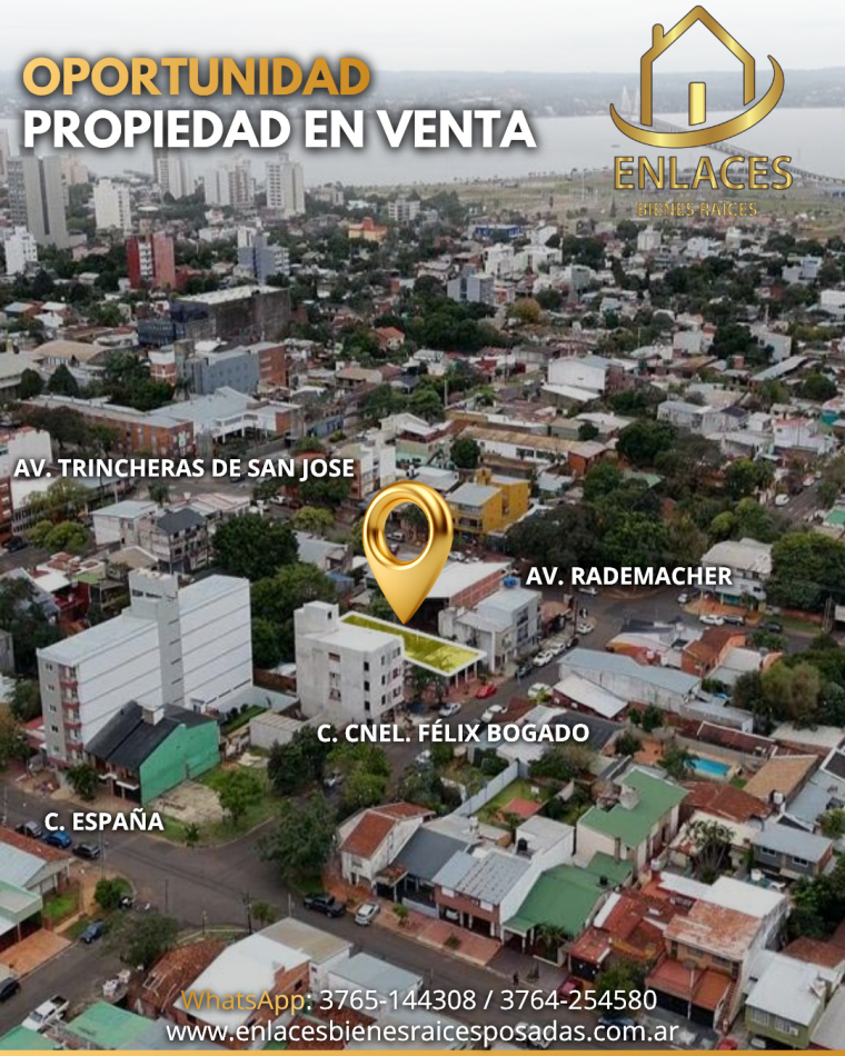 Propiedad / Terreno en venta. Inmediaciones centro de Posadas y Costanera