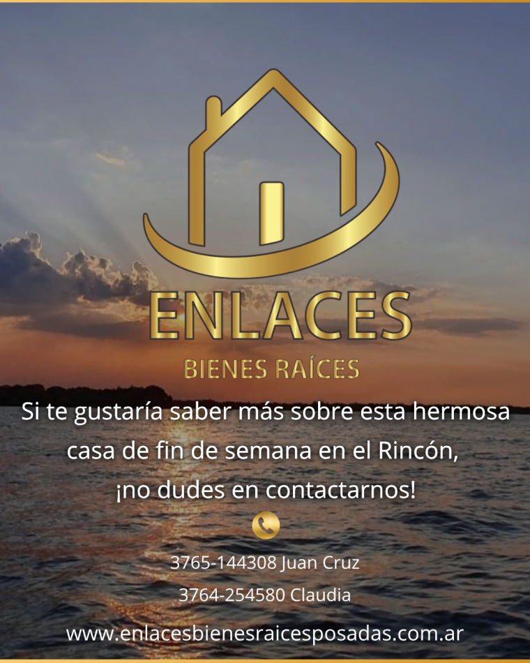 Casa de fin de semana en Rincon Santa Maria 