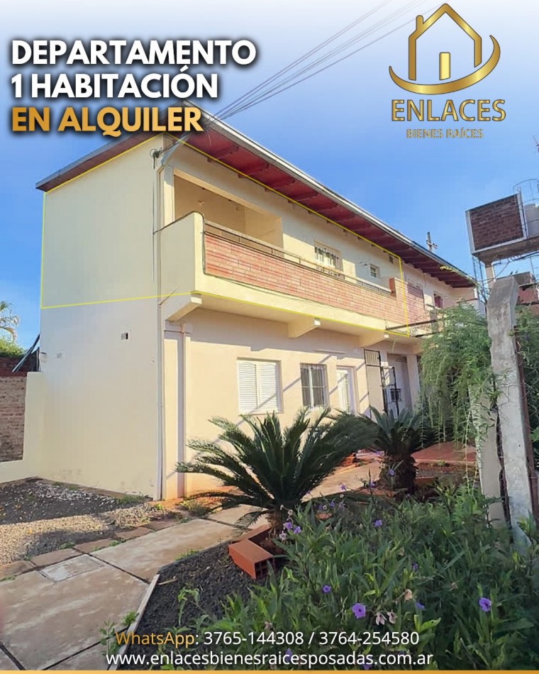 Departamento 1 habitacion en alquiler