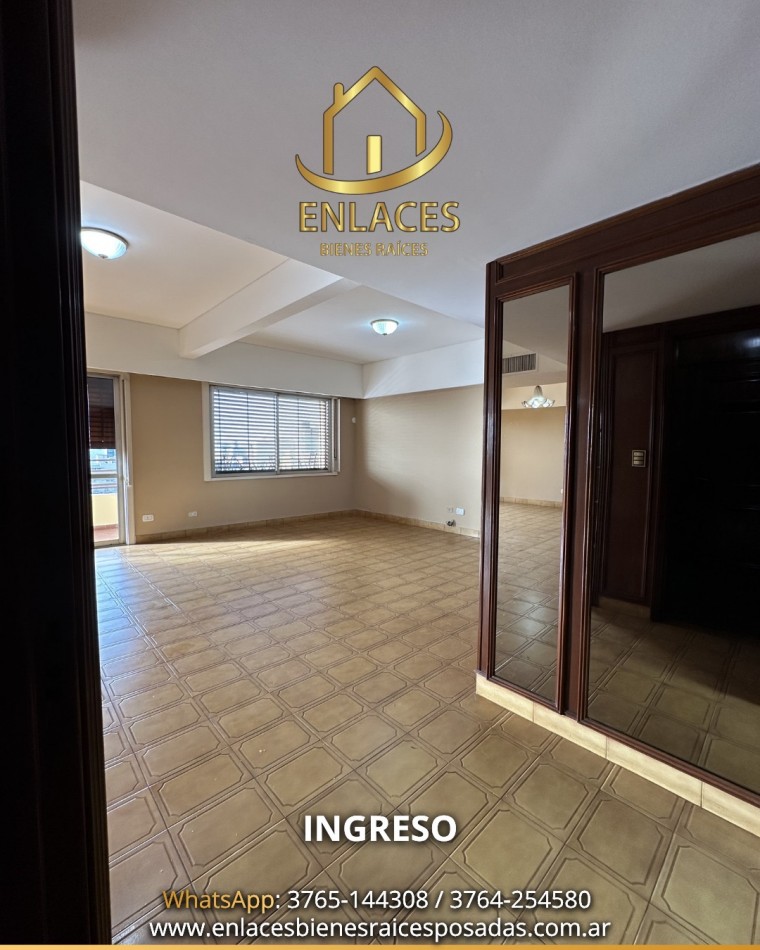 Departamento de 3 dormitorios mas dependencia de servicio en alquiler 