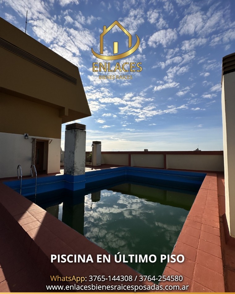 Departamento de 3 dormitorios mas dependencia de servicio en alquiler 