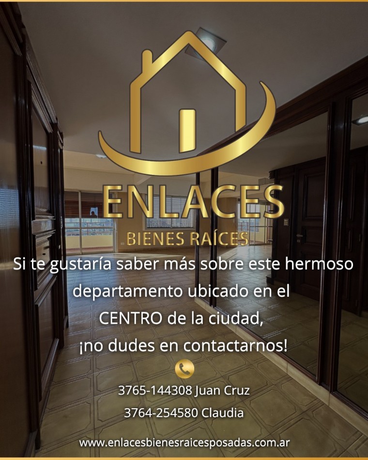 Departamento de 3 dormitorios mas dependencia de servicio en alquiler 