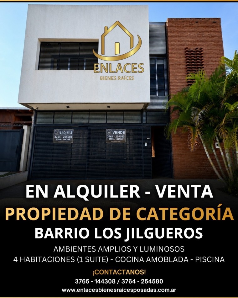 Espectacular casa en venta de 4 dormitorios en Posadas