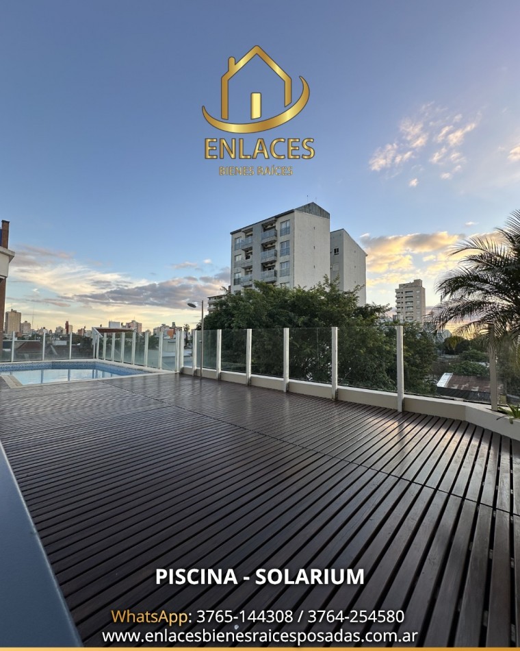 Departamento de 2 dormitorios en alquiler en edifico El Parque de Posadas
