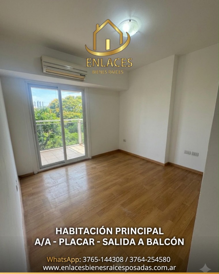 Departamento centrico de 2 dormitorios en alquiler en Posadas