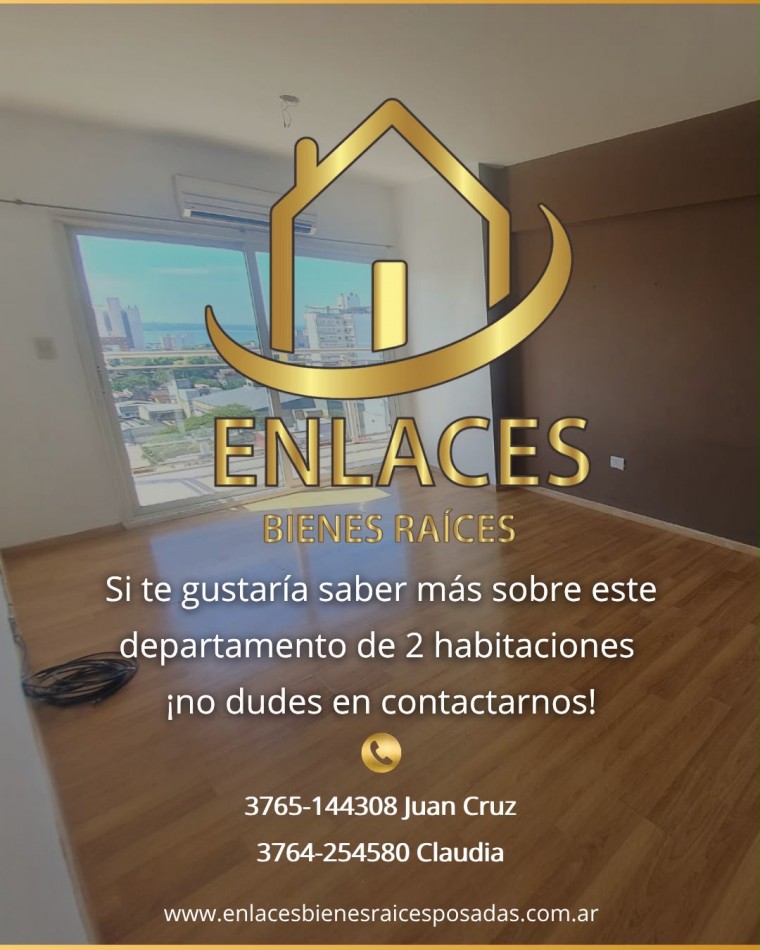 Departamento centrico de 2 dormitorios en alquiler en Posadas