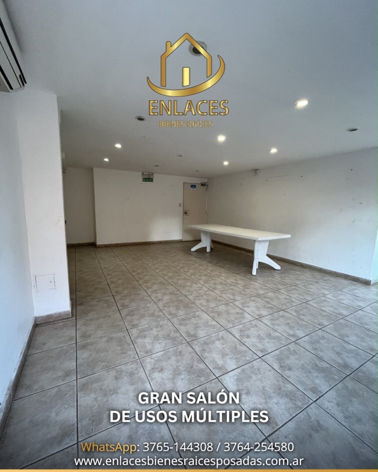 Departamento centrico de 2 dormitorios en alquiler en Posadas