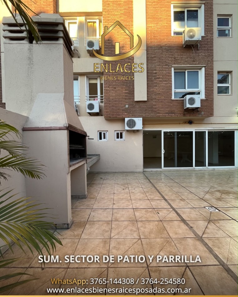 Departamento centrico de 2 dormitorios en alquiler en Posadas
