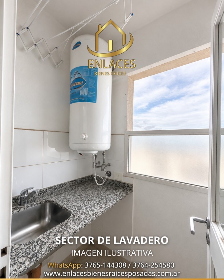 Departamento en venta de 1 dormitorio en el centro de Posadas