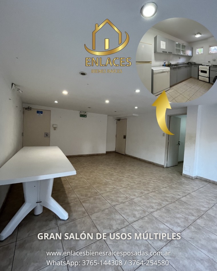 Departamento en venta de 1 dormitorio en el centro de Posadas