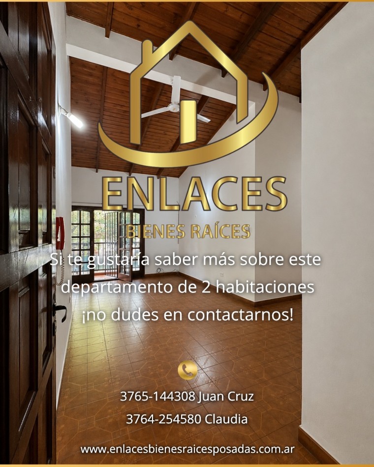 Departamento de 2 dormitorios en alquiler