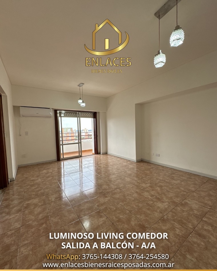 Departamento en alquiler de 2 dormitorios en el centro de Posadas