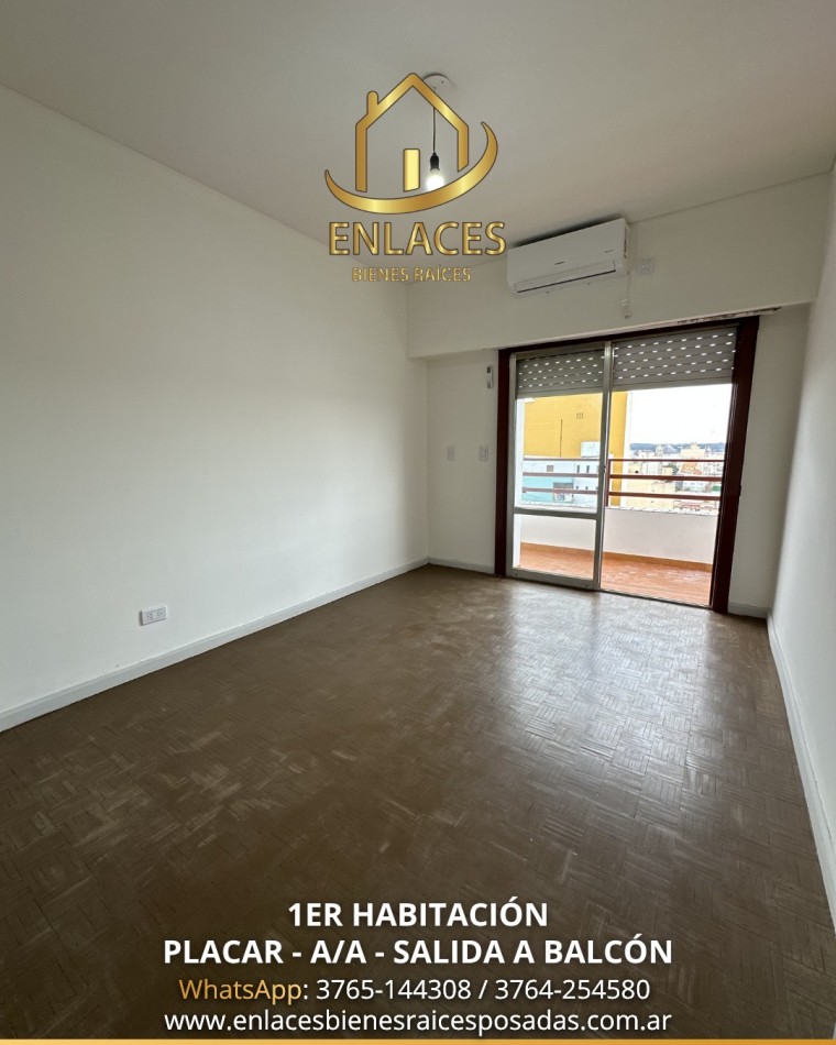 Departamento en alquiler de 2 dormitorios en el centro de Posadas