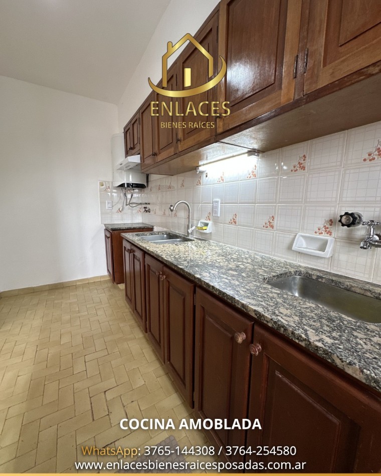 Departamento en alquiler de 2 dormitorios en el centro de Posadas