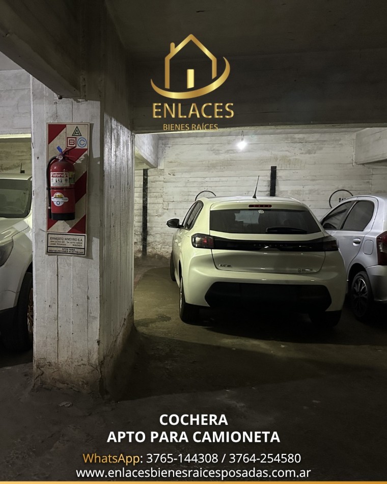 Departamento en alquiler de 2 dormitorios en el centro de Posadas