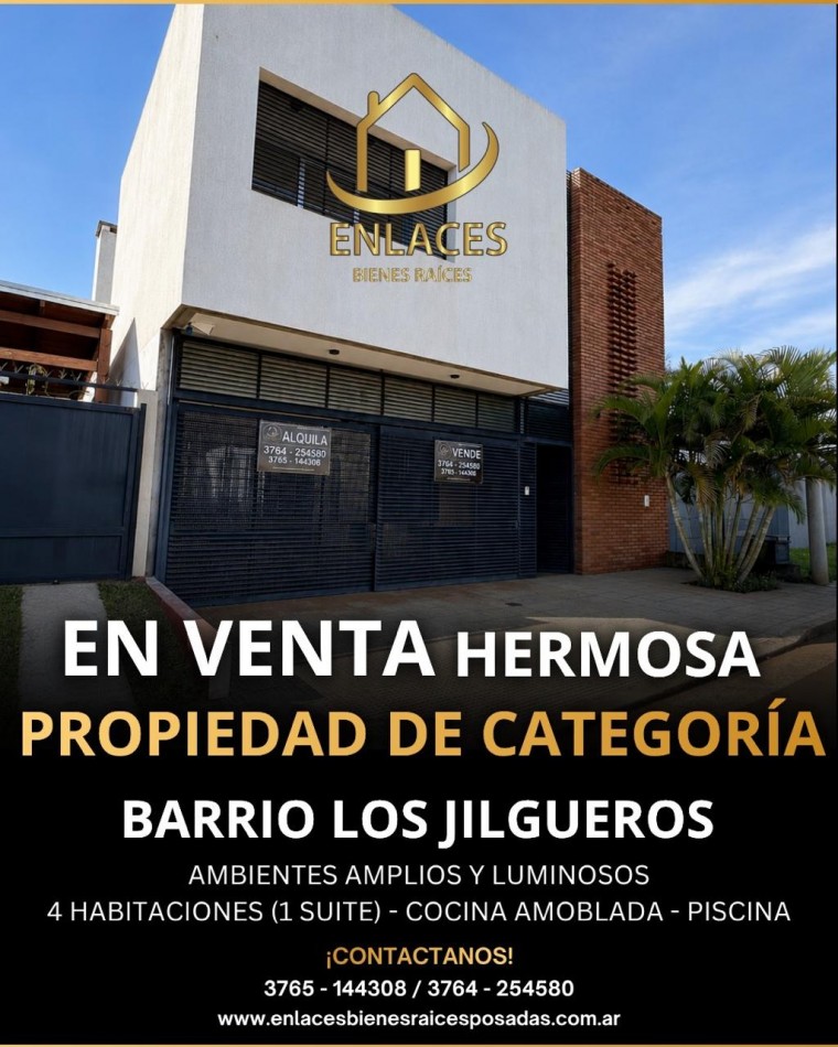 Espectacular casa en venta de 4 dormitorios en Posadas