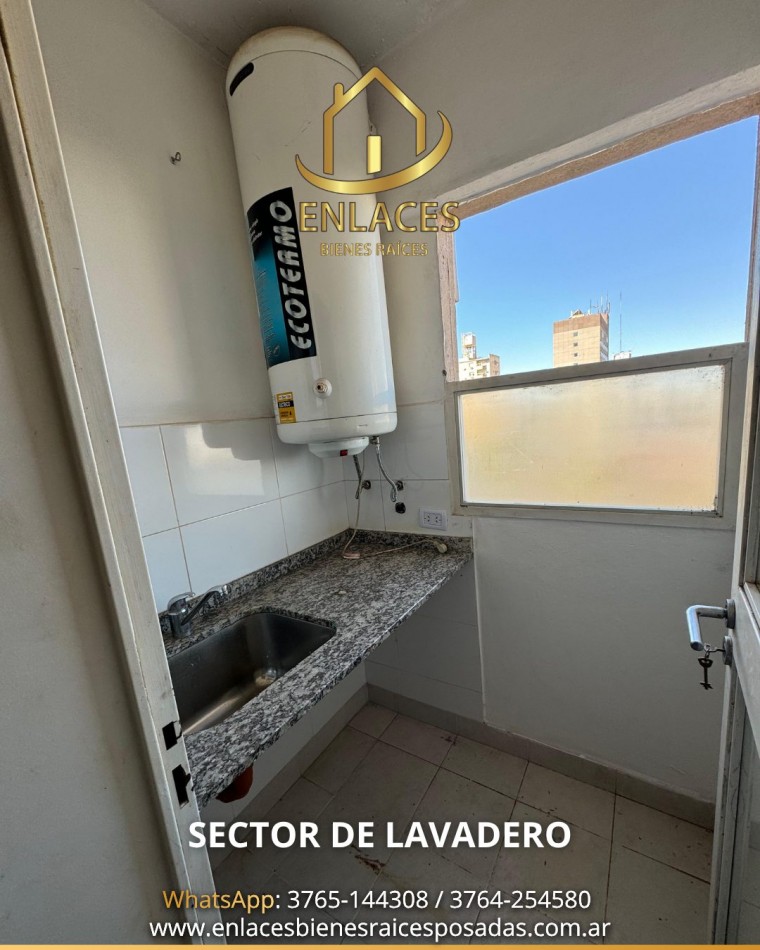 Departamento 2 habitaciones en Alquiler. Edificio Plaza San Martin. Posadas Misiones
