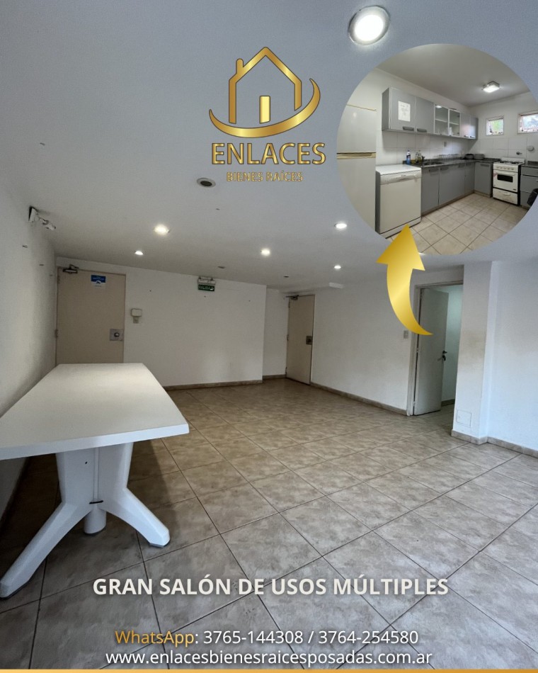 Departamento 2 habitaciones en Alquiler. Edificio Plaza San Martin. Posadas Misiones