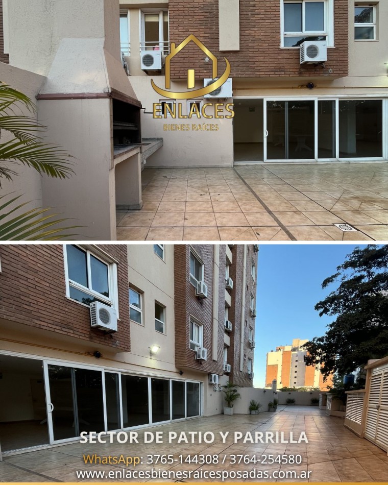 Departamento 2 habitaciones en Alquiler. Edificio Plaza San Martin. Posadas Misiones