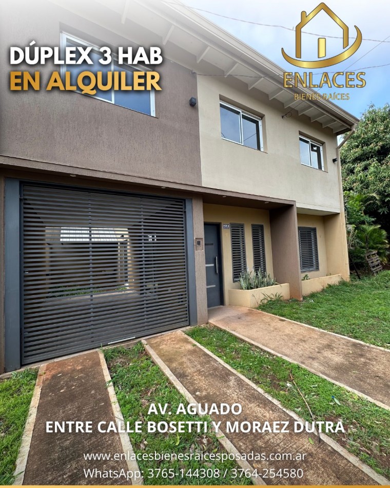 Duplex de 3 habitaciones en Alquiler. Posadas. Misiones