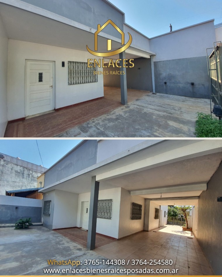 Casa en alquiler. Apta Vivienda - Oficina - Emprendimiento - PUB. Zona Centro Posadas