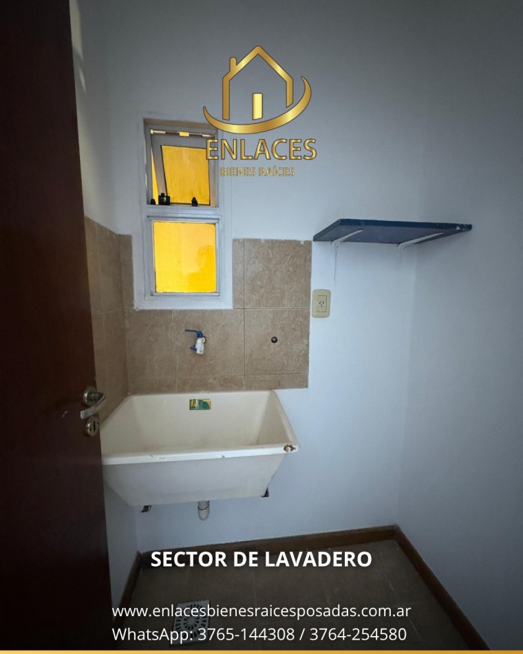 Departamento de 2 dormitorios en alquiler sobre Av Uruguay