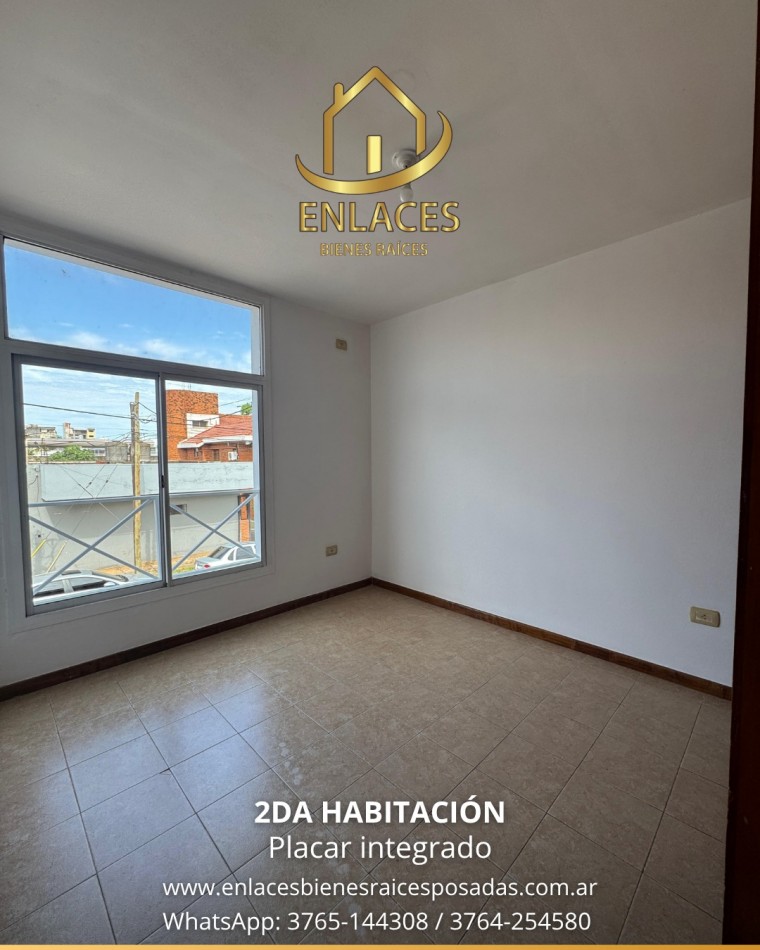 Departamento de 2 dormitorios en alquiler sobre Av Uruguay