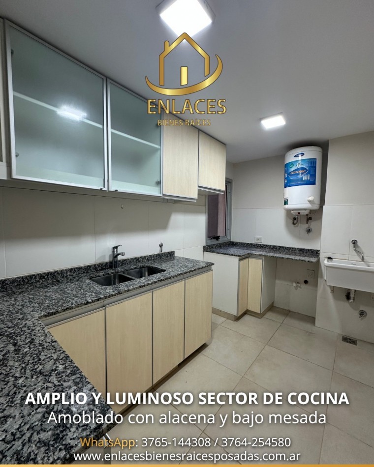 Departamento de n alquiler de 2 dormitorios en edificio Altos del Cerro