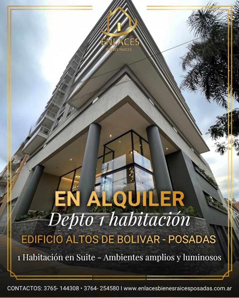 Departamento 1 hab en alquiler I A estrenar