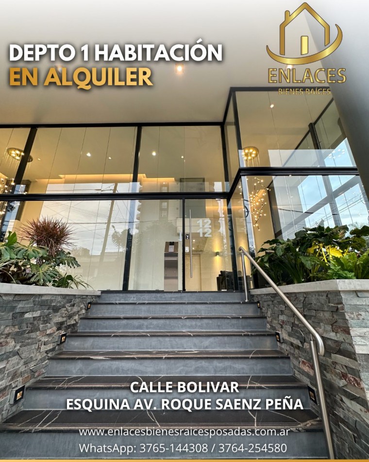 Departamento 1 hab en alquiler I A estrenar