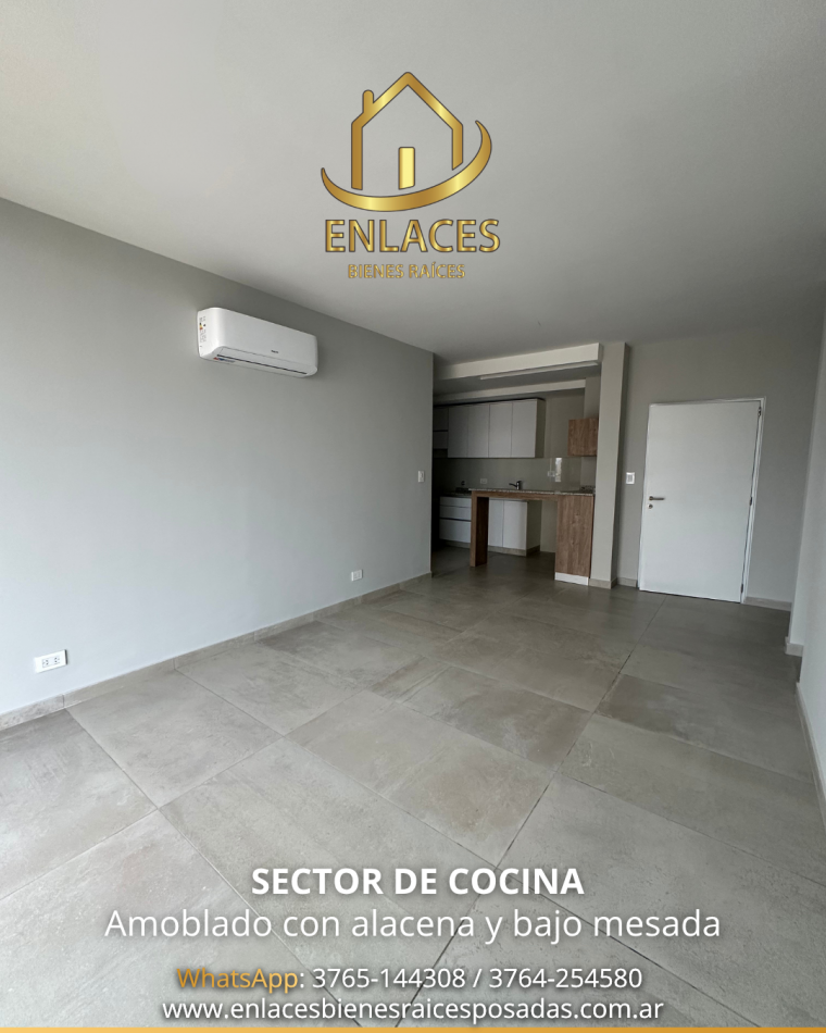 Departamento 1 hab en alquiler I A estrenar