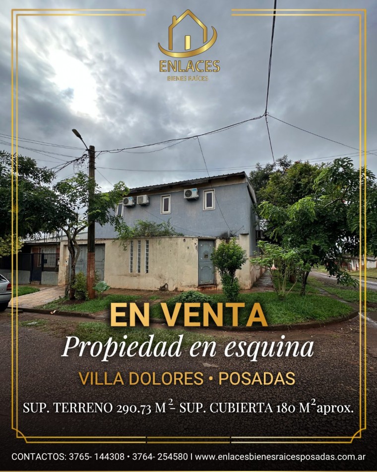 Casa en venta 3 habitaciones Barrio Villa Dolores Posadas Misiones
