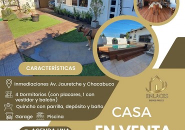 Casa en venta de 4 dormitorios 