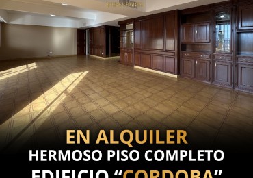 Departamento de 3 dormitorios mas dependencia de servicio en alquiler 
