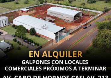 Galpones en alquiler