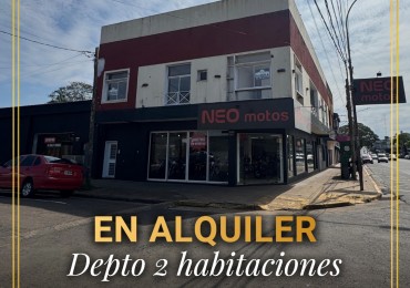 Departamento de 2 dormitorios en alquiler sobre Av Uruguay