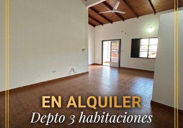 Departamento de 3 dormitorios en alquiler
